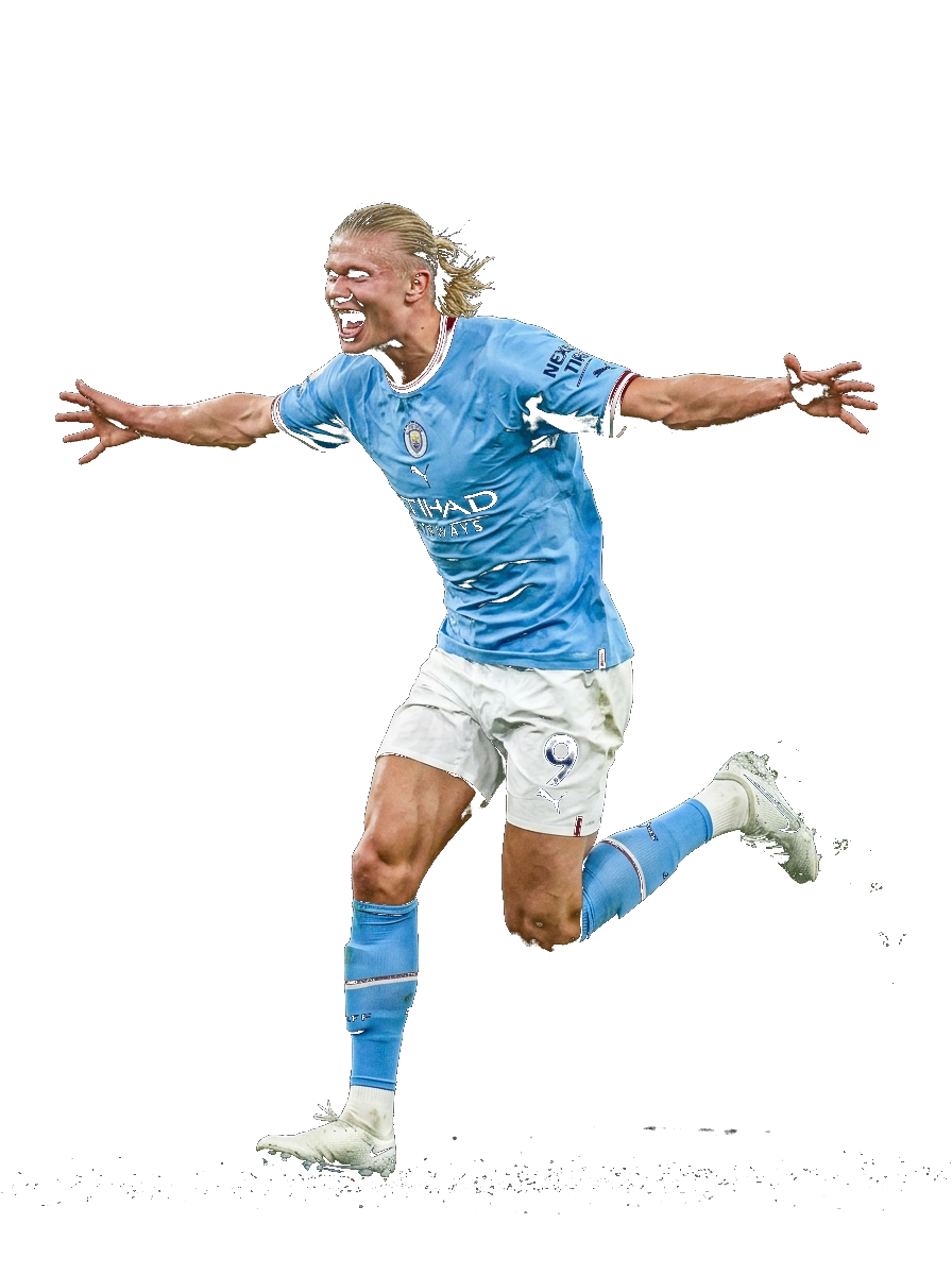Erling Haaland Victory Celebration Sprint