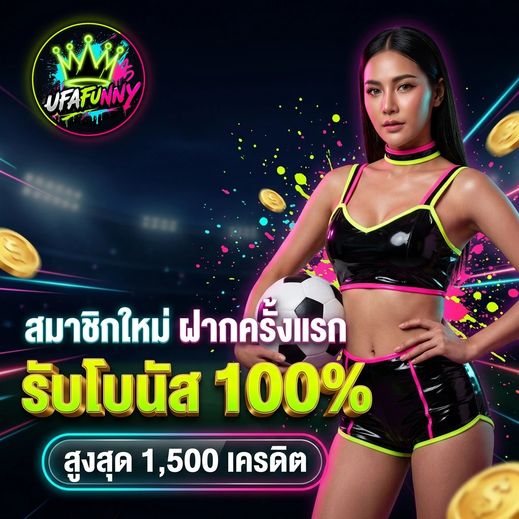 สมาชิกใหม่รับโบนัสฝากครั้งแรก 100%